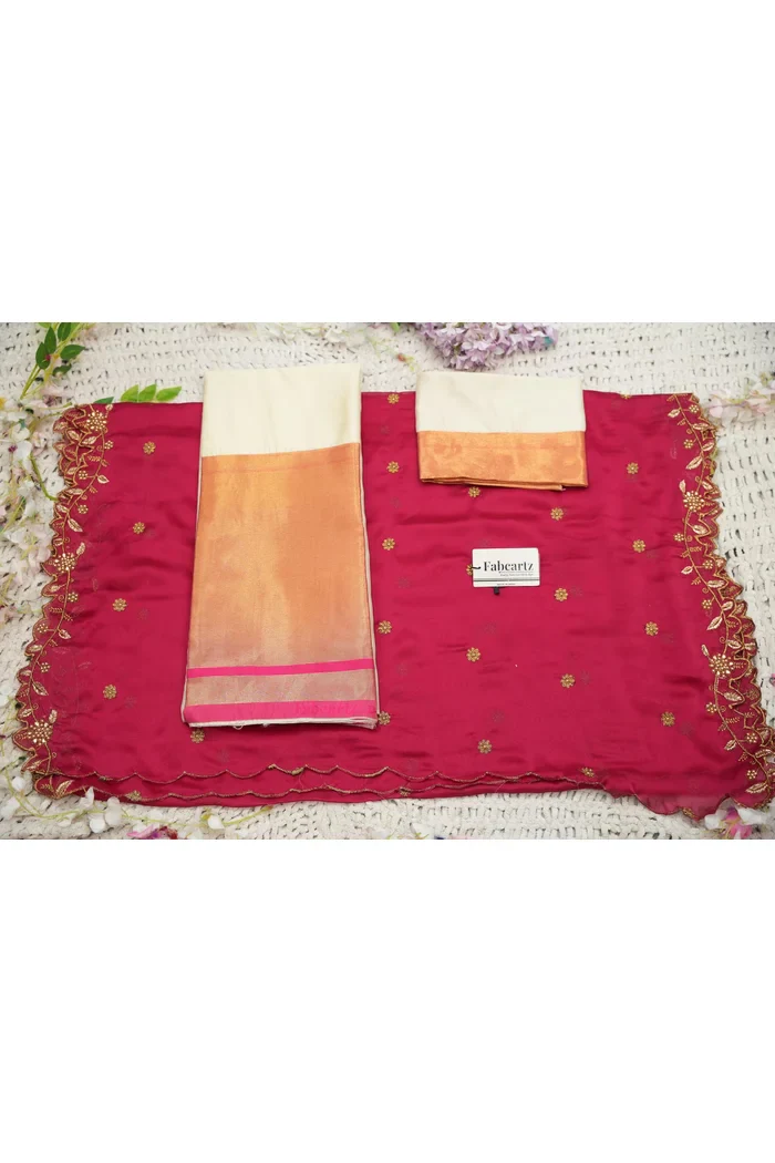 South Indian Festival Traditional Half Saree Zara - Image 51