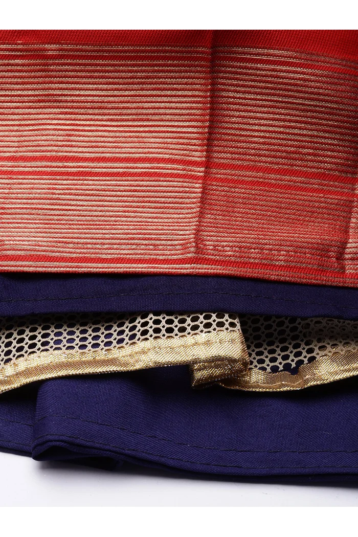 South Indian Festival Traditional Half Saree Prekshu - Image 37