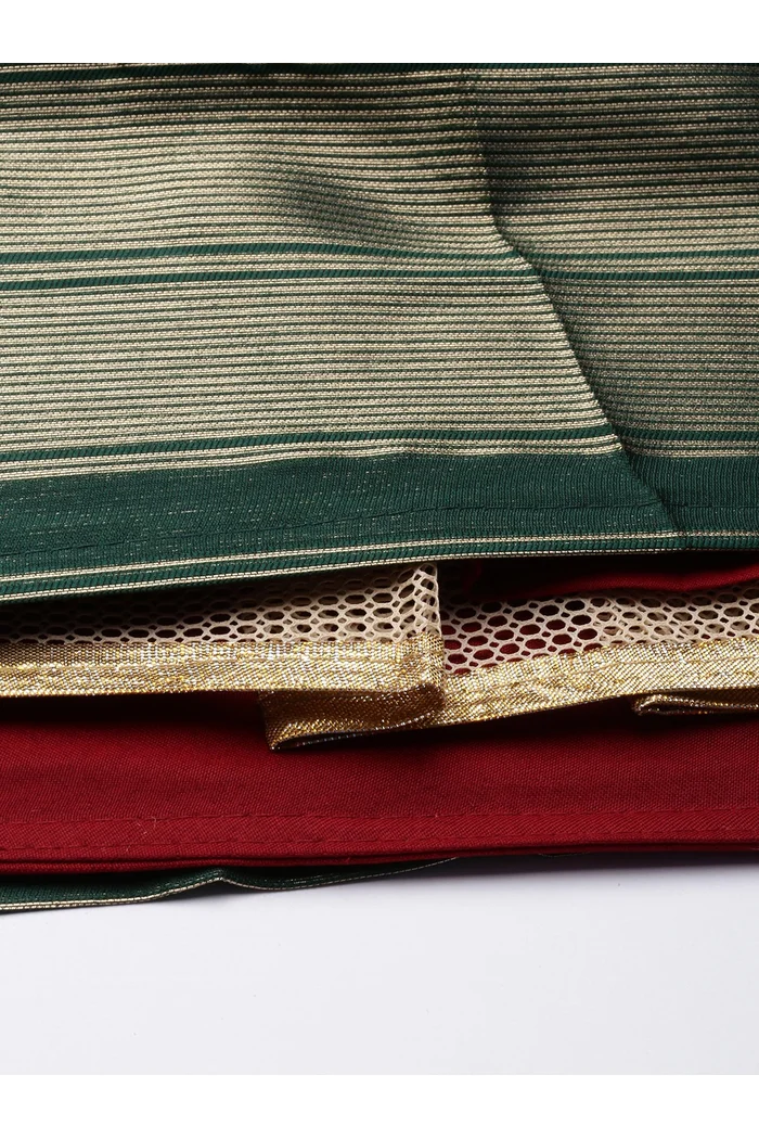 South Indian Festival Traditional Half Saree Prekshu - Image 8