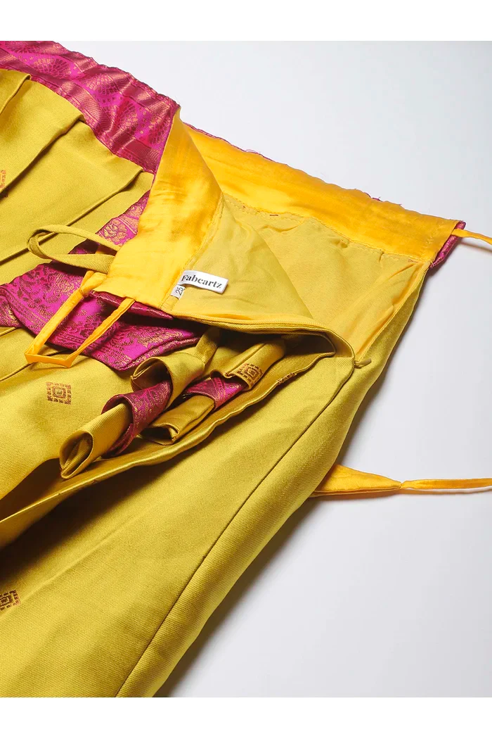 South Indian Festival Traditional Half Saree SquarePAttu - Image 15
