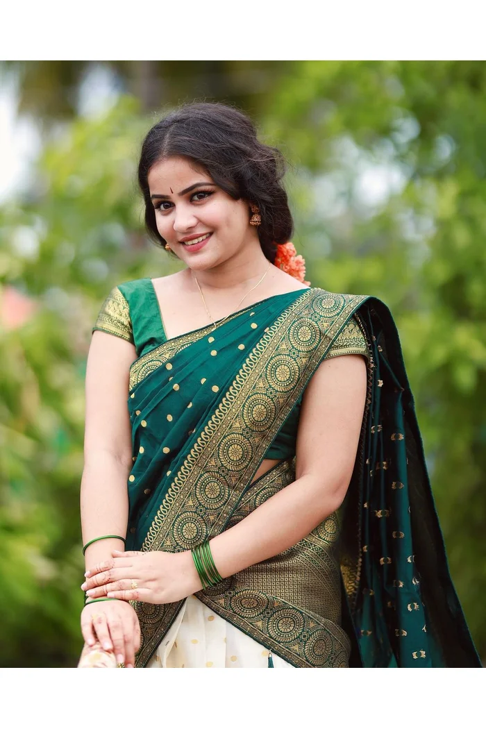 South Indian Festival Traditional Half Saree Aarjoo - Image 2