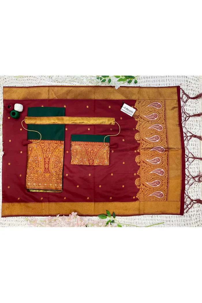 South Indian Festival Traditional Half Saree Sarojini - Image 61
