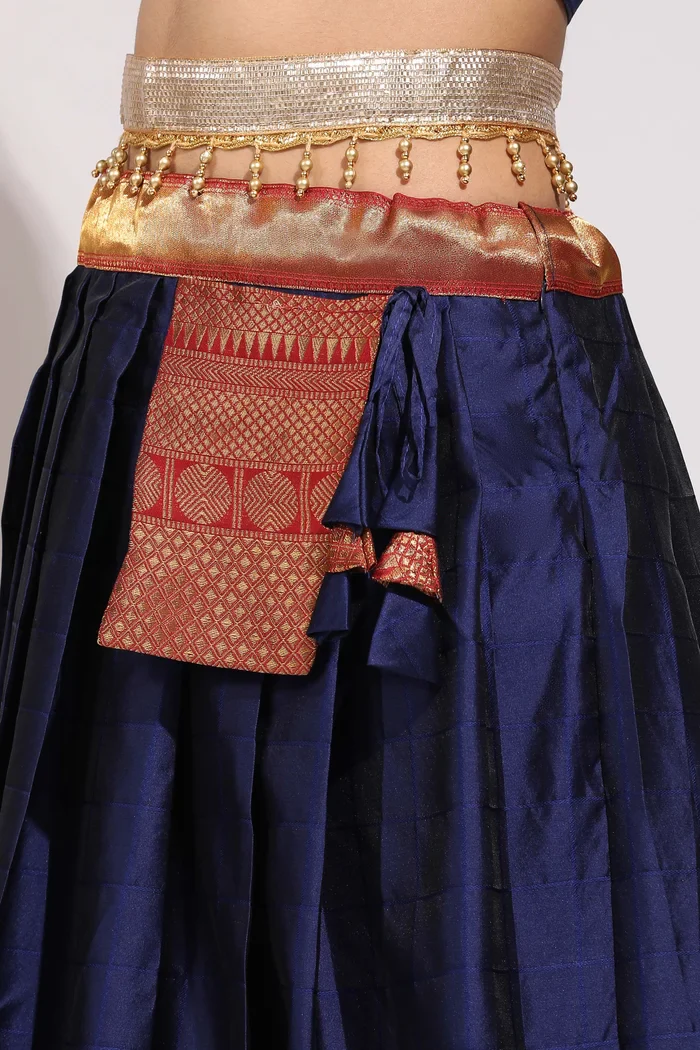 South Indian Festival Traditional Half Saree (Saraswati) - Image 140