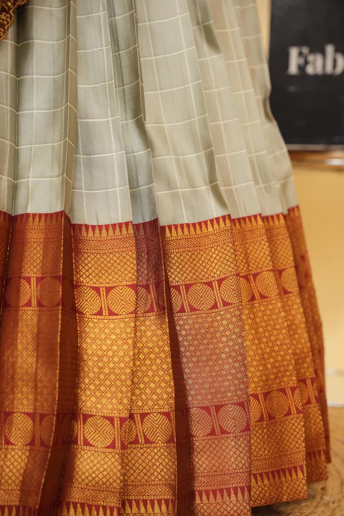 South Indian Festival Traditional Half Saree (Saraswati) - Image 207