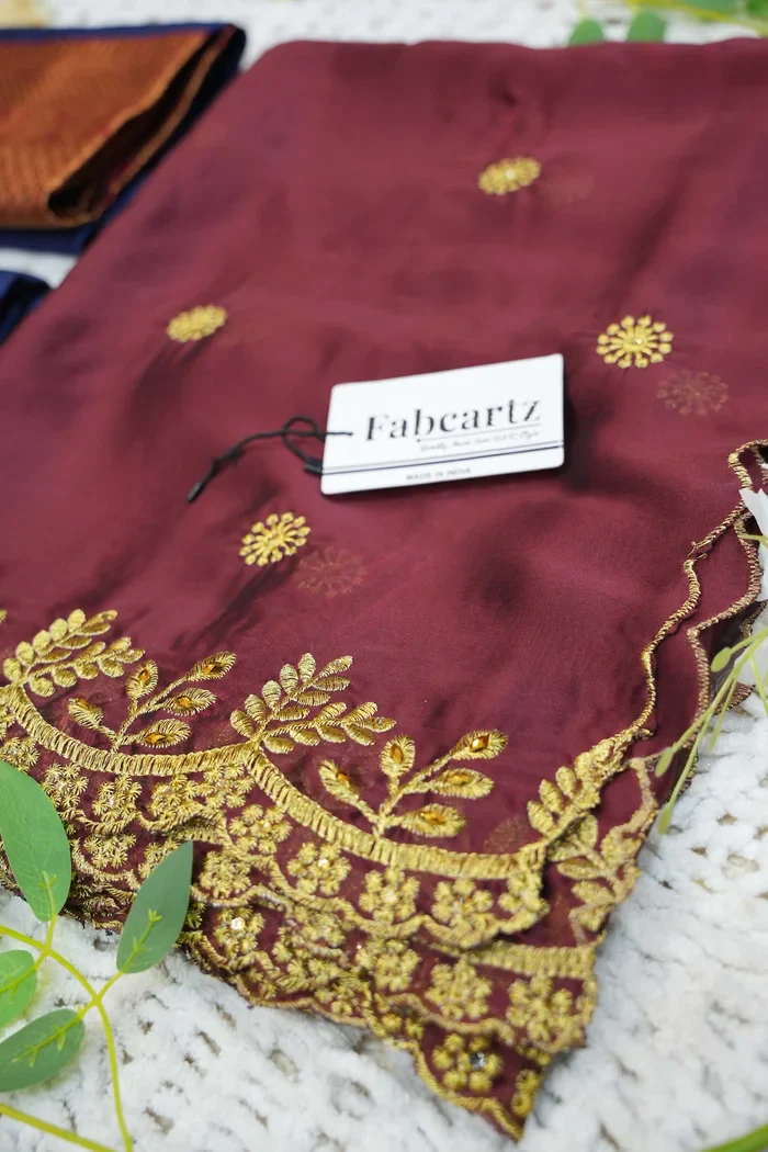 South Indian Festival Traditional Half Saree (Saraswati) - Image 85