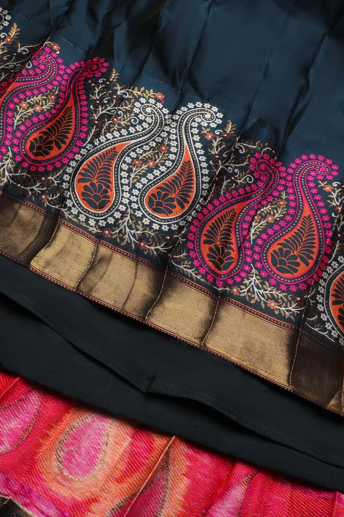 South Indian Festival Traditional Half Saree Parvati - Image 32