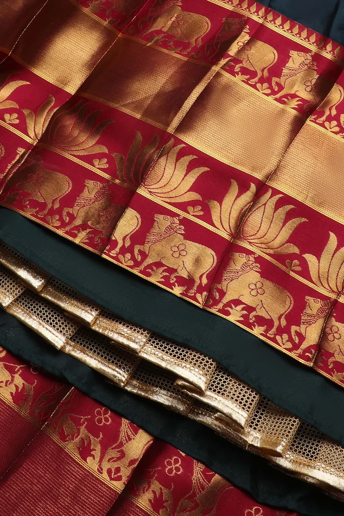 South Indian Festival Traditional Half Saree LotusPattu - Image 52