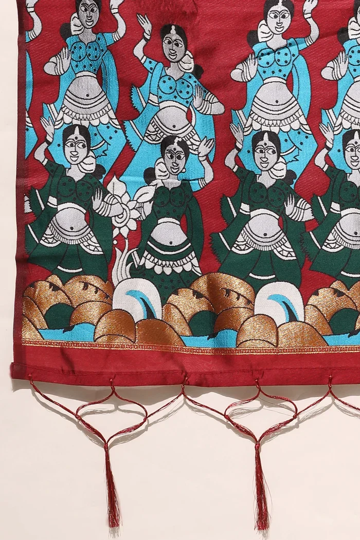 South Indian Festival Traditional Half Saree Dhingli - Image 53
