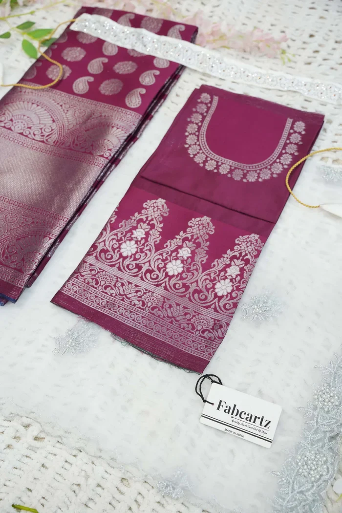 South Indian Festival Traditional Half Saree SilverKeri - Image 31