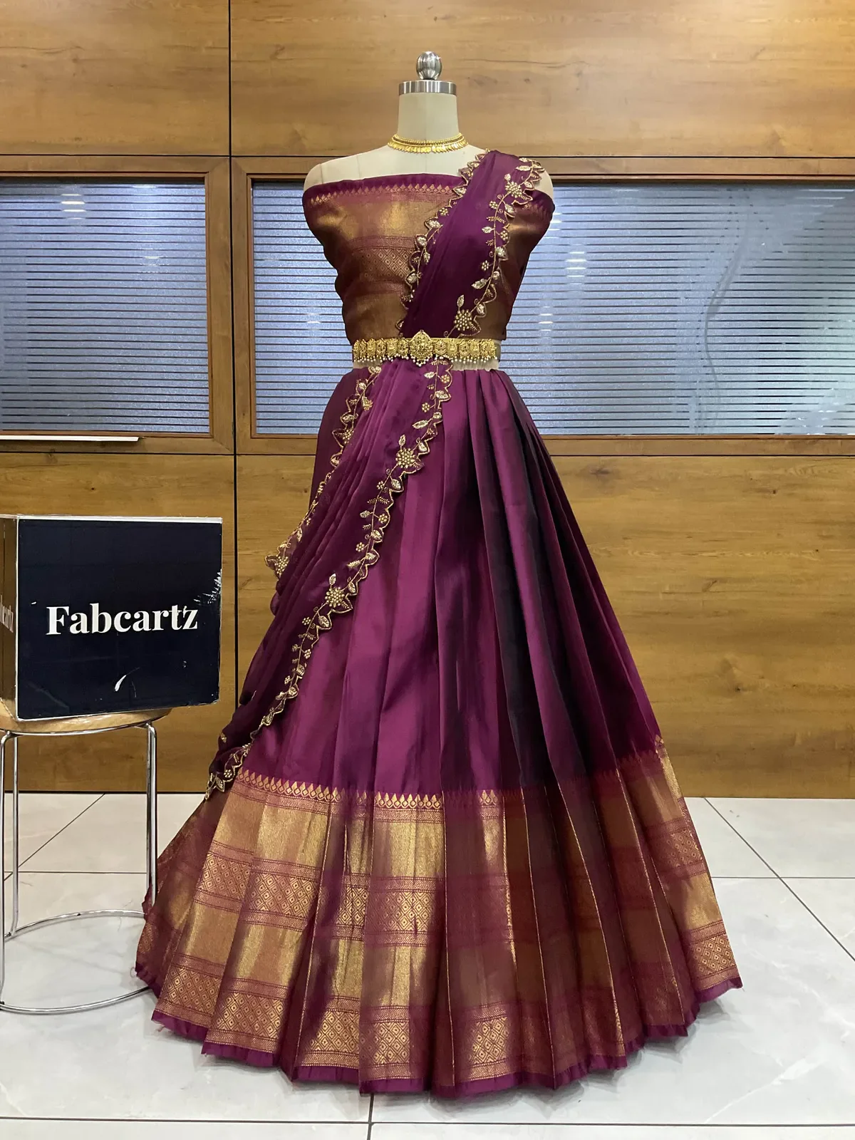 South Indian Festival Traditional Half Saree NarayanRango - Image 15