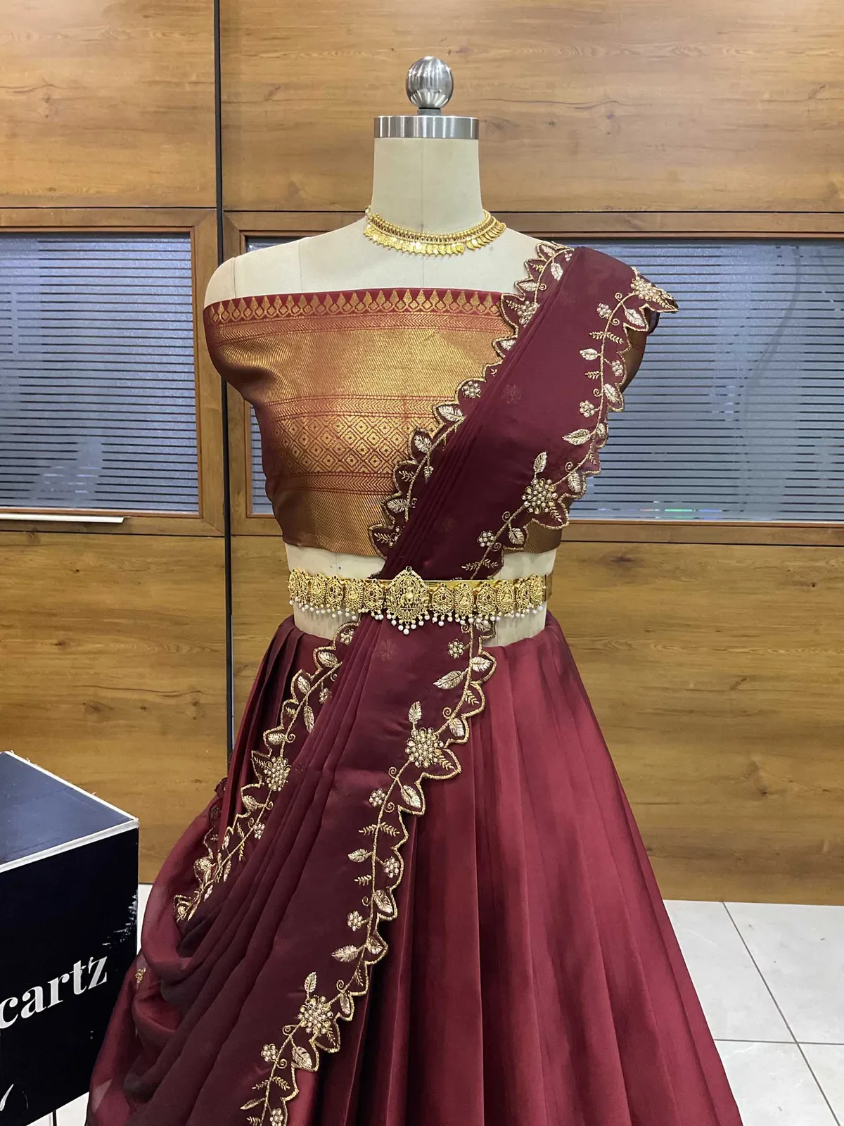 South Indian Festival Traditional Half Saree NarayanRango - Image 8