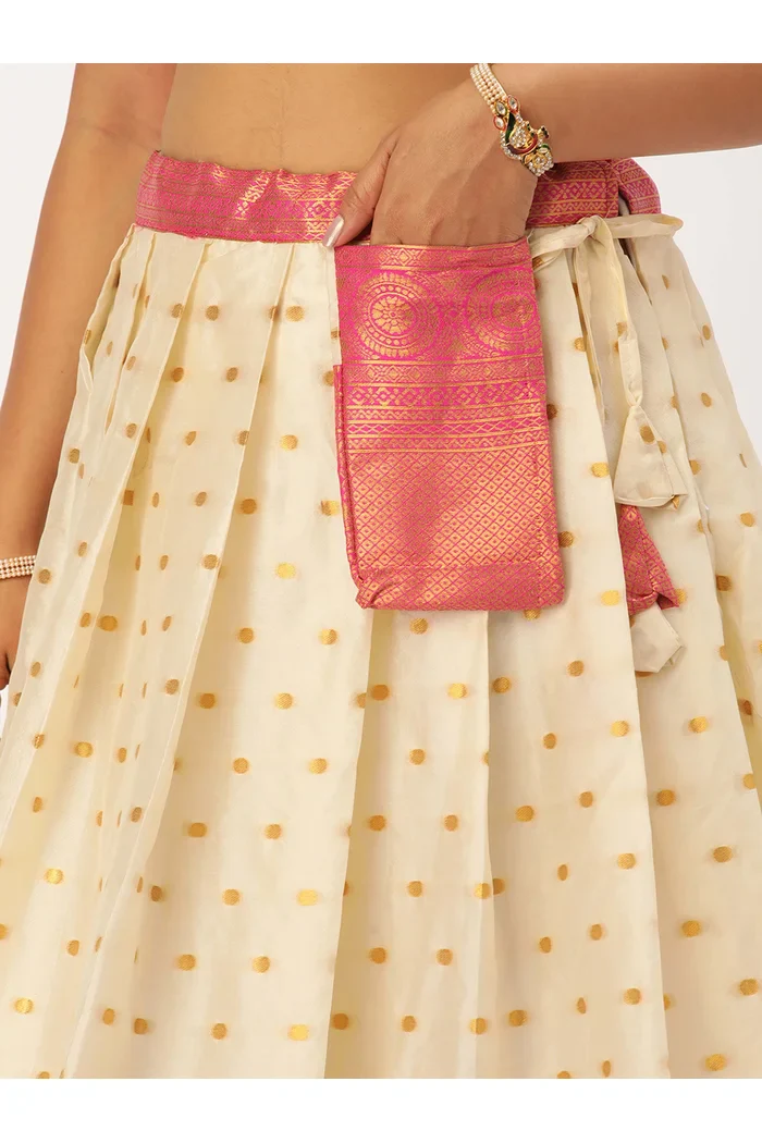 South Indian Festival Traditional Half Saree Aarjoo - Image 7