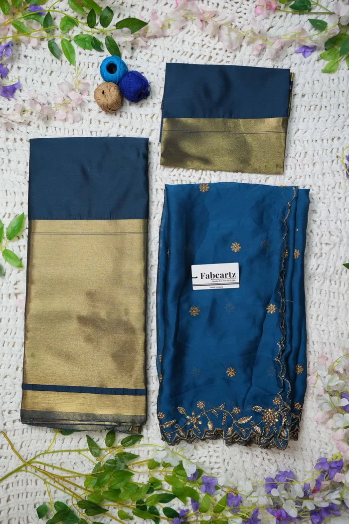 South Indian Festival Traditional Half Saree Aghora - Image 10