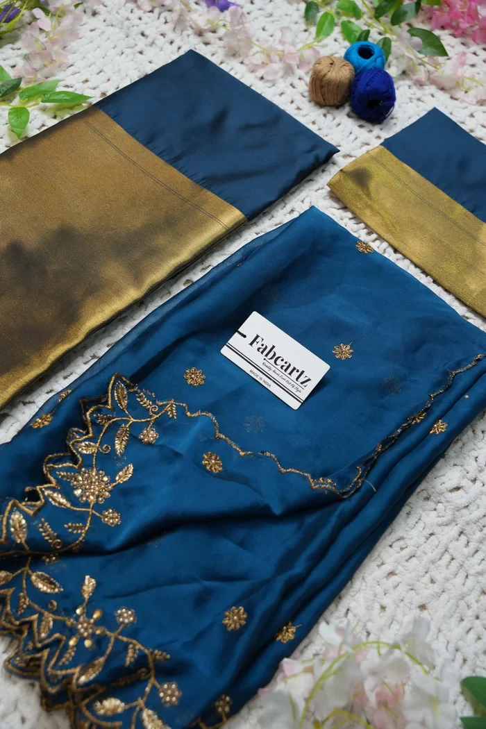 South Indian Festival Traditional Half Saree Aghora - Image 12