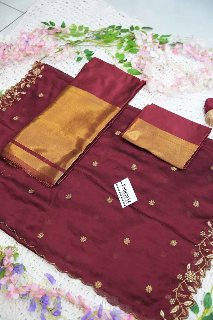 South Indian Festival Traditional Half Saree Aghora - Image 24