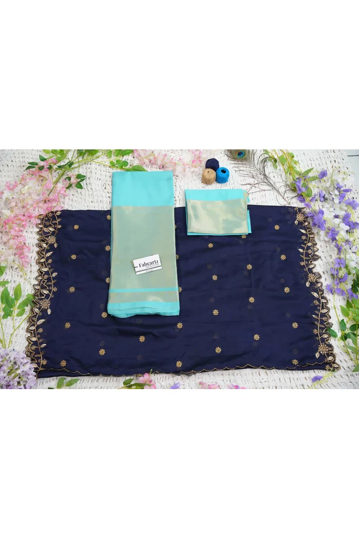 South Indian Festival Traditional Half Saree Aghora - Image 34