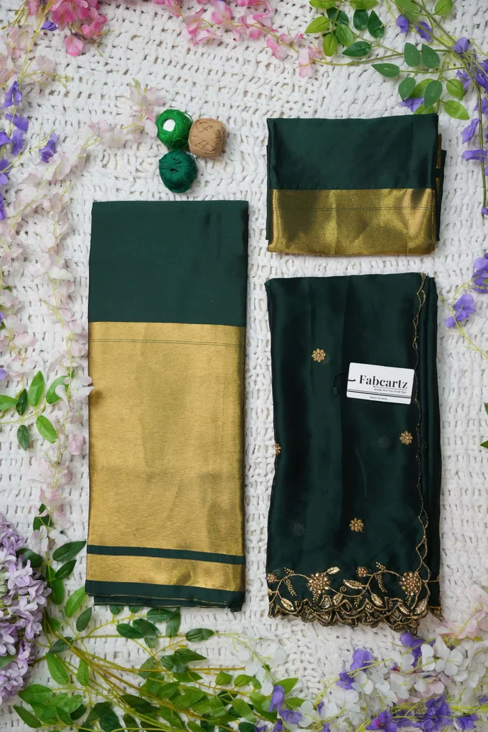South Indian Festival Traditional Half Saree Aghora - Image 45