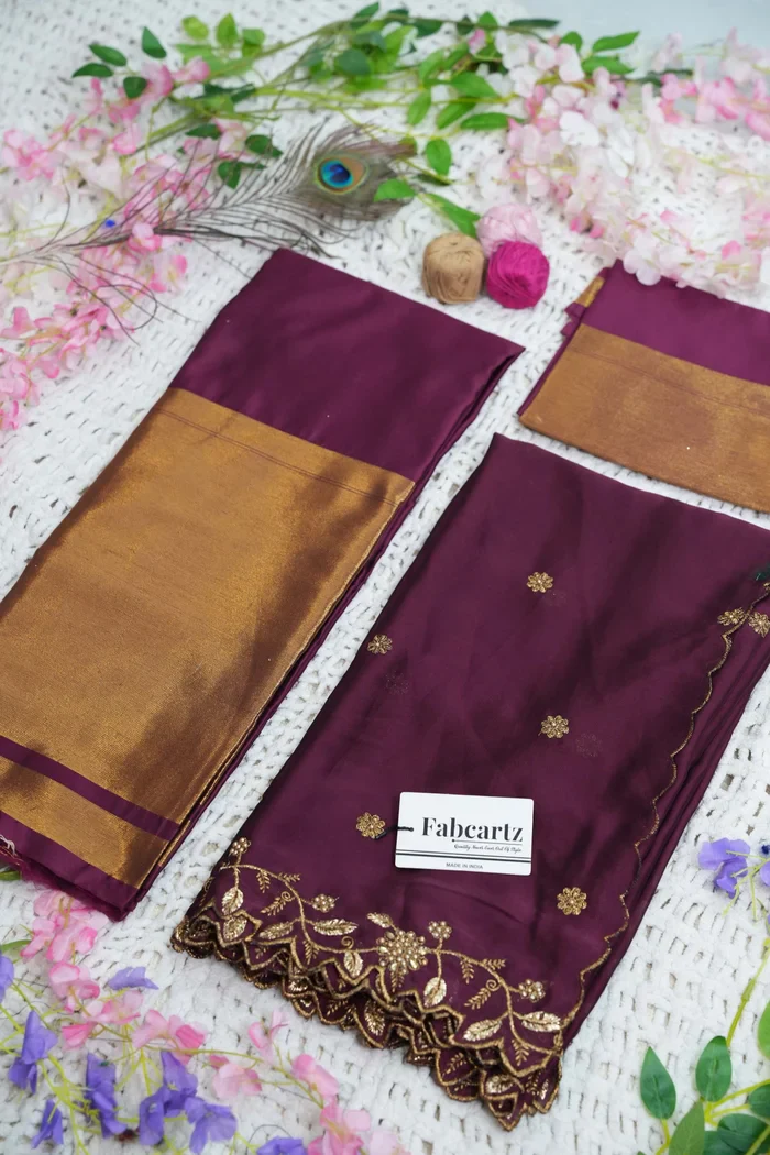 South Indian Festival Traditional Half Saree Aghora - Image 54