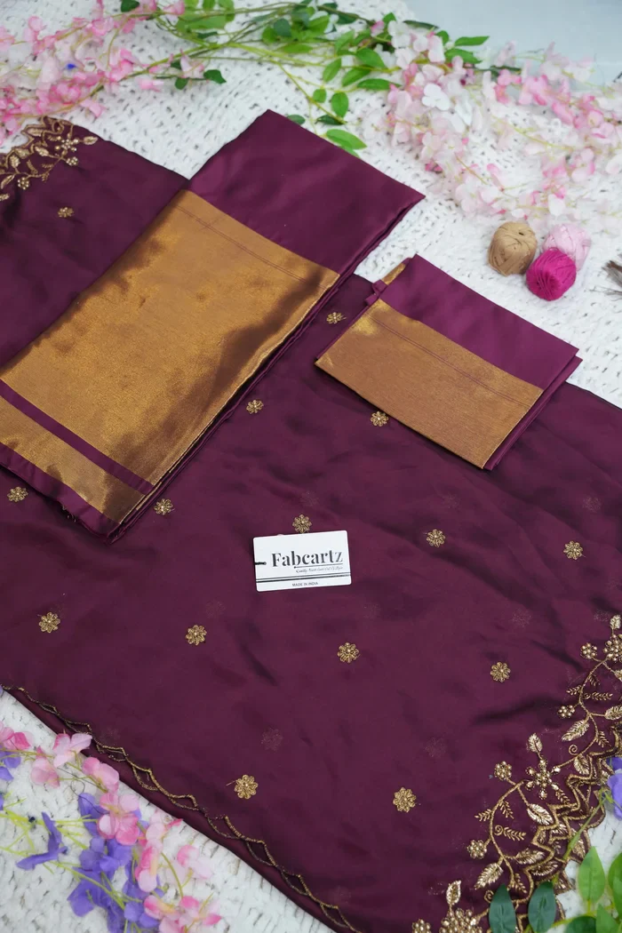 South Indian Festival Traditional Half Saree Aghora - Image 59