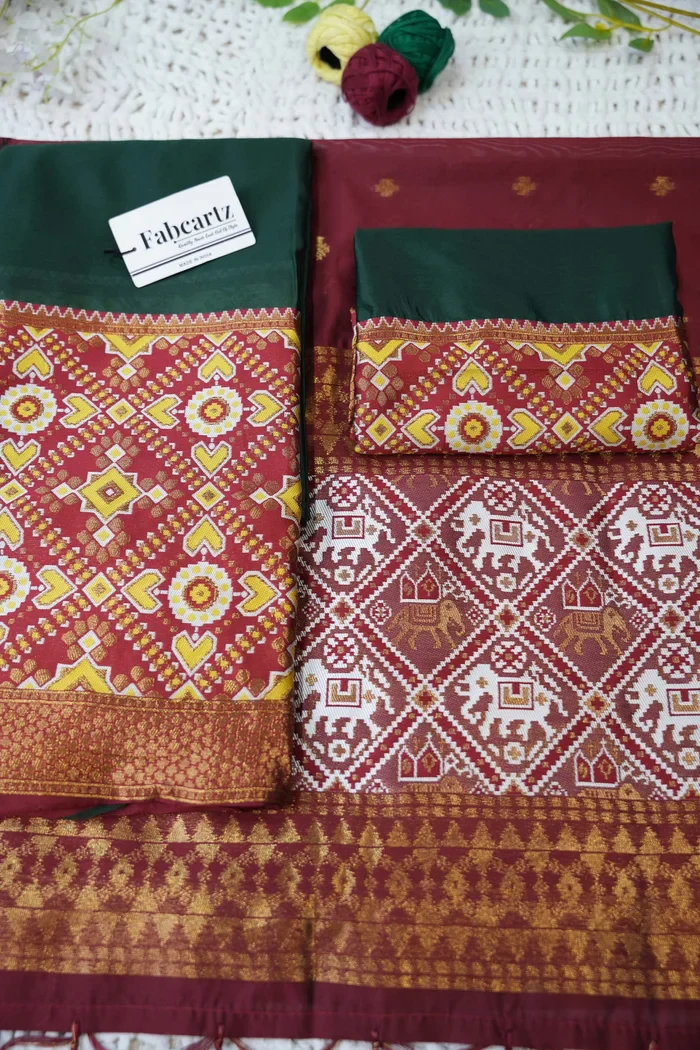 South Indian Festival Traditional Half Saree ArrowPattu - Image 31