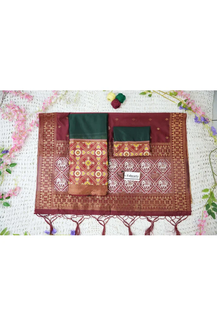 South Indian Festival Traditional Half Saree ArrowPattu - Image 33
