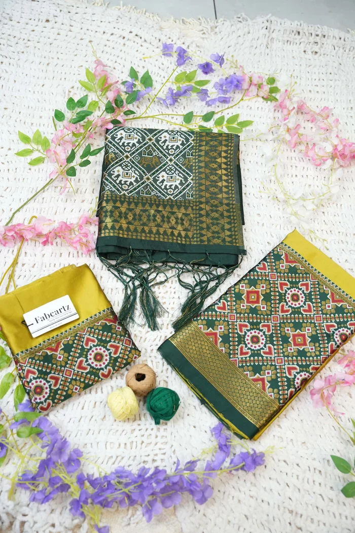 South Indian Festival Traditional Half Saree ArrowPattu - Image 53