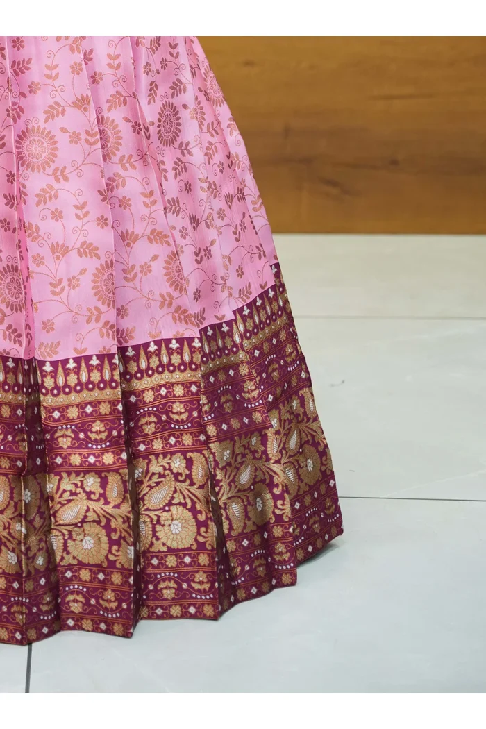 South Indian Festival Traditional Half Saree Arundhati - Image 3
