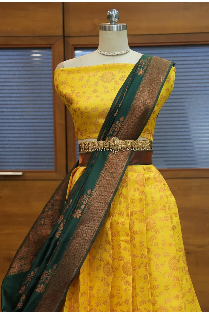South Indian Festival Traditional Half Saree Arundhati - Image 5