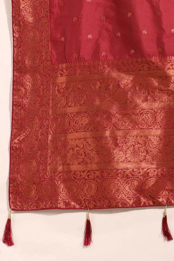 South Indian Festival Traditional Half Saree CloverPattu - Image 43