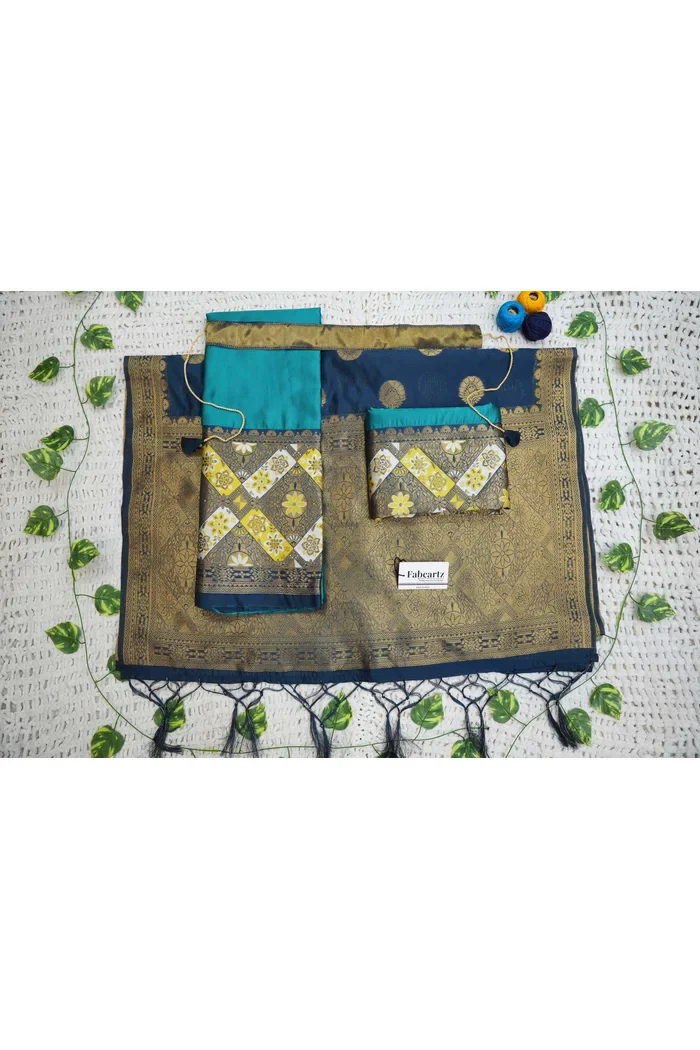 South Indian Festival Traditional Half Saree Crax Pattu - Image 71