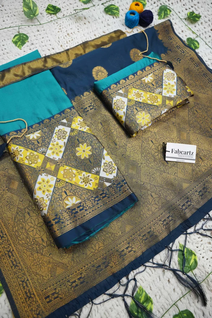 South Indian Festival Traditional Half Saree Crax Pattu - Image 73