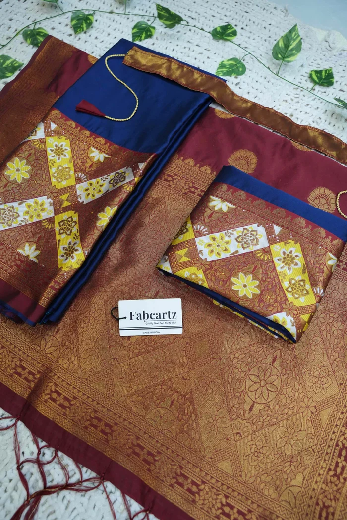 South Indian Festival Traditional Half Saree Crax Pattu - Image 79