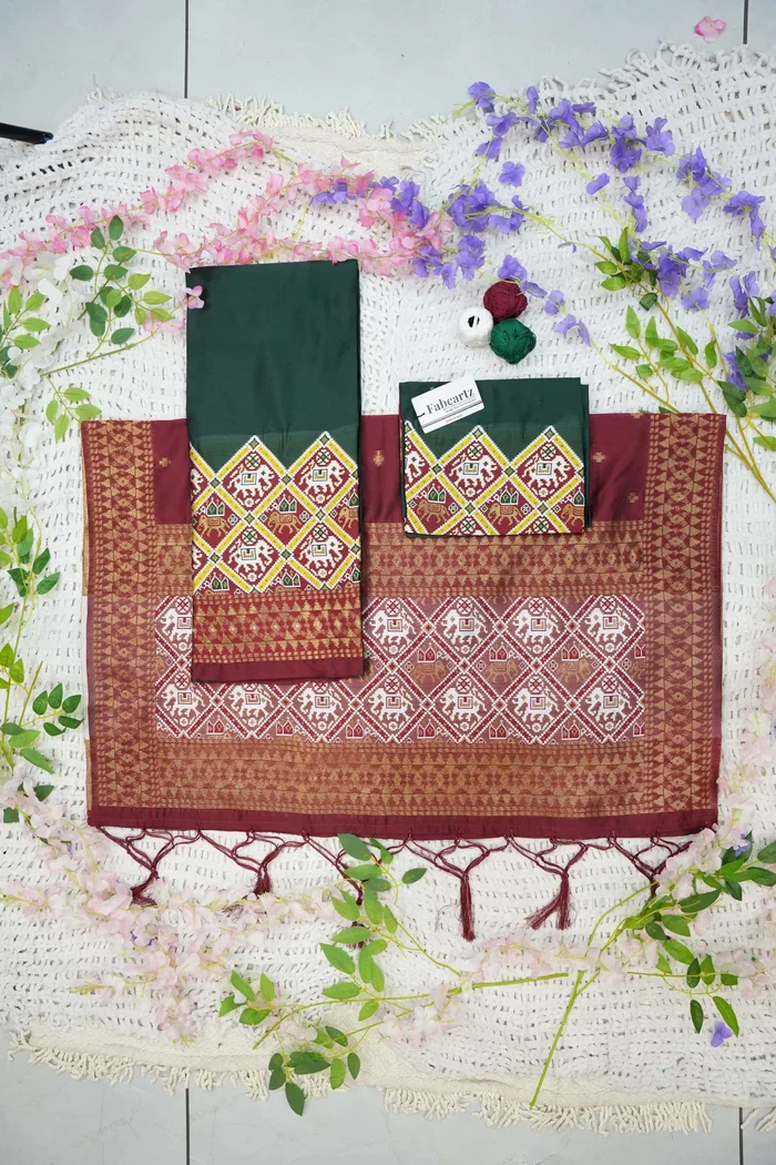 South Indian Festival Traditional Half Saree GajjaPattu - Image 35