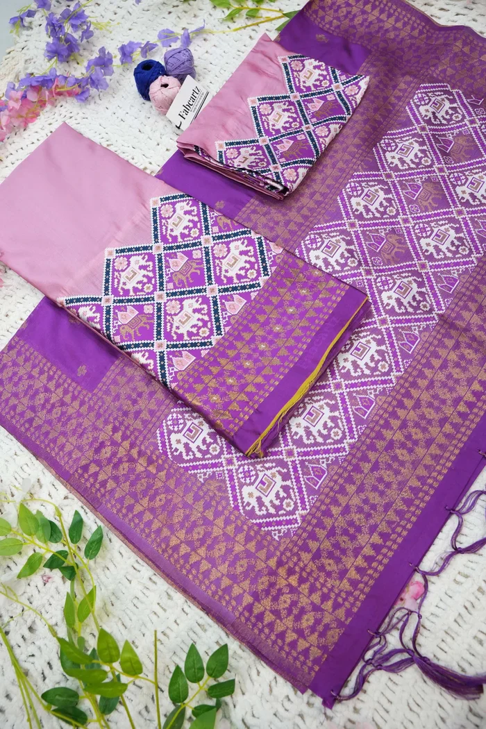 South Indian Festival Traditional Half Saree GajjaPattu - Image 61