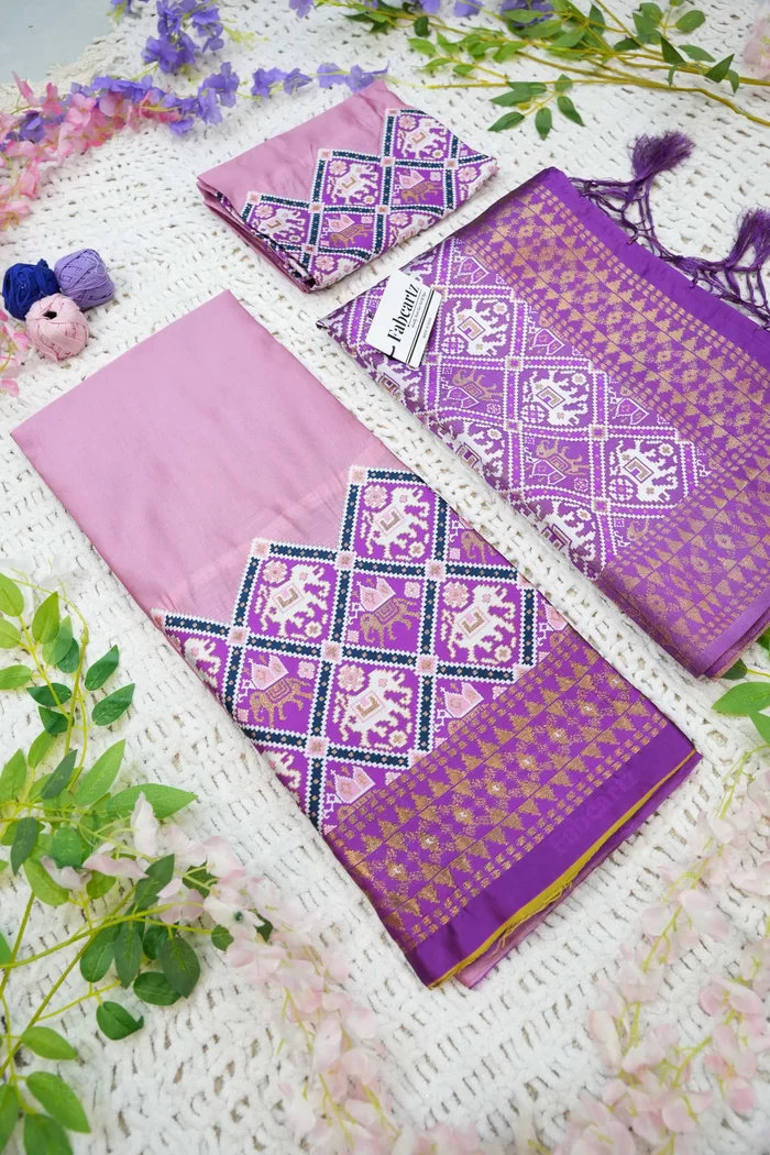 South Indian Festival Traditional Half Saree GajjaPattu - Image 34