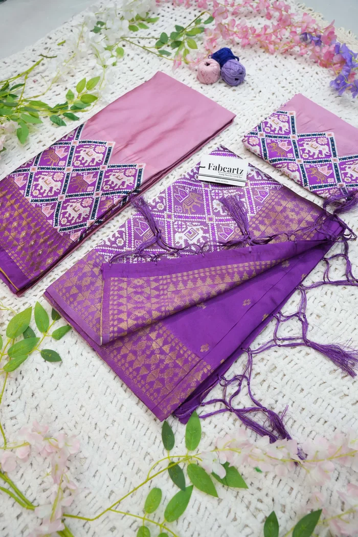South Indian Festival Traditional Half Saree GajjaPattu - Image 35