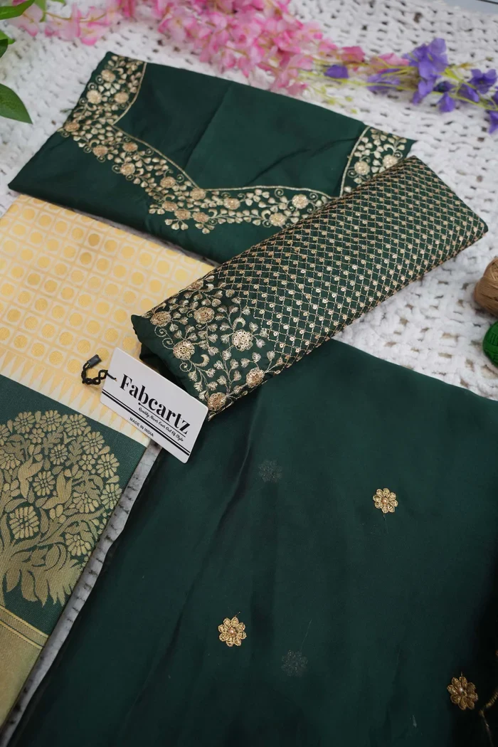 South Indian Festival Traditional Half Saree KanchiRango - Image 6