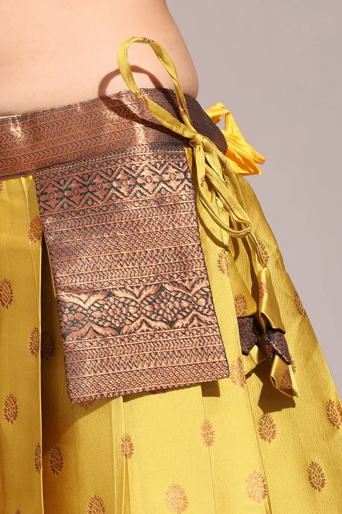 South Indian Festival Traditional Half Saree Kantara - Image 96