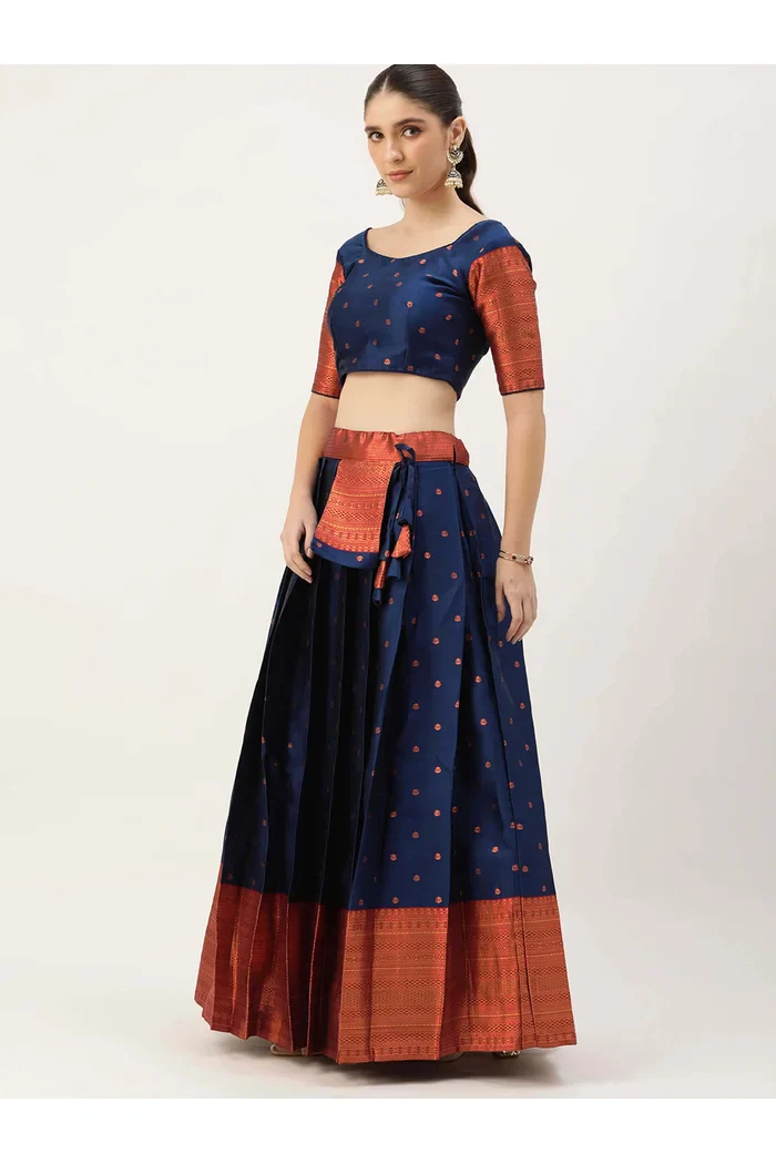 South Indian Festival Traditional Half Saree Langhar - Image 19