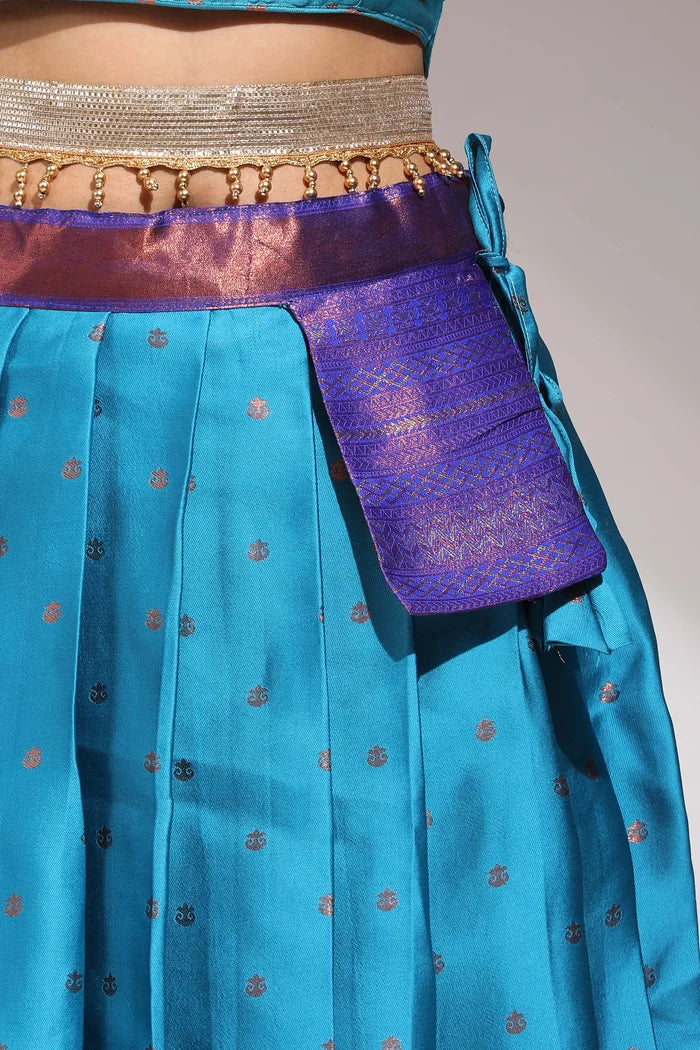 South Indian Festival Traditional Half Saree Langhar - Image 40