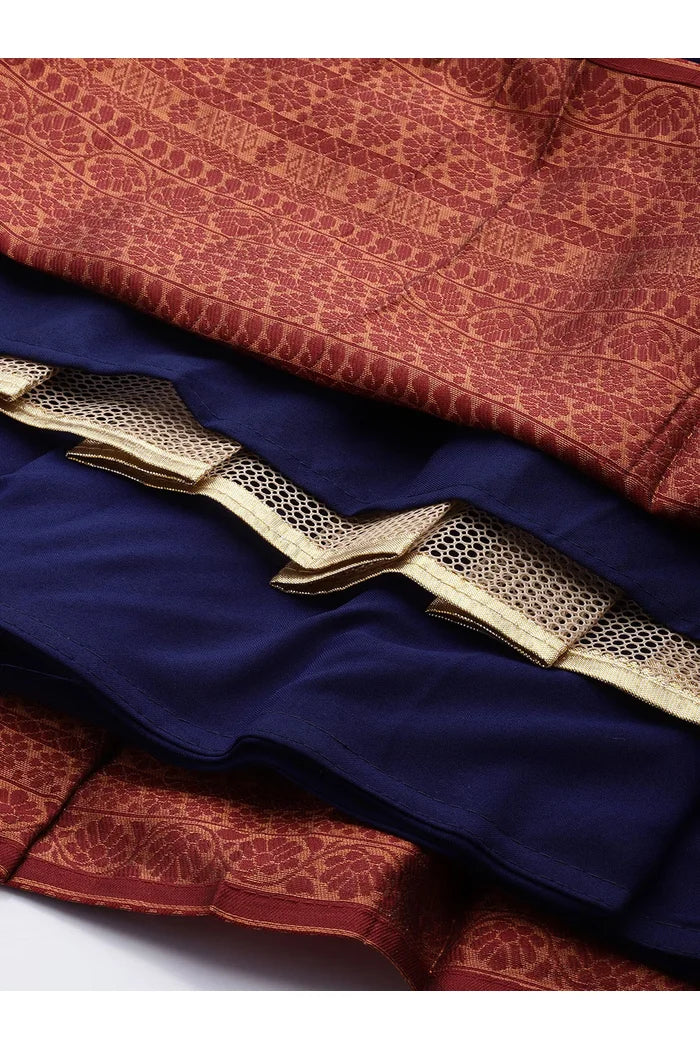 South Indian Festival Traditional Half Saree LichiSparrow - Image 15