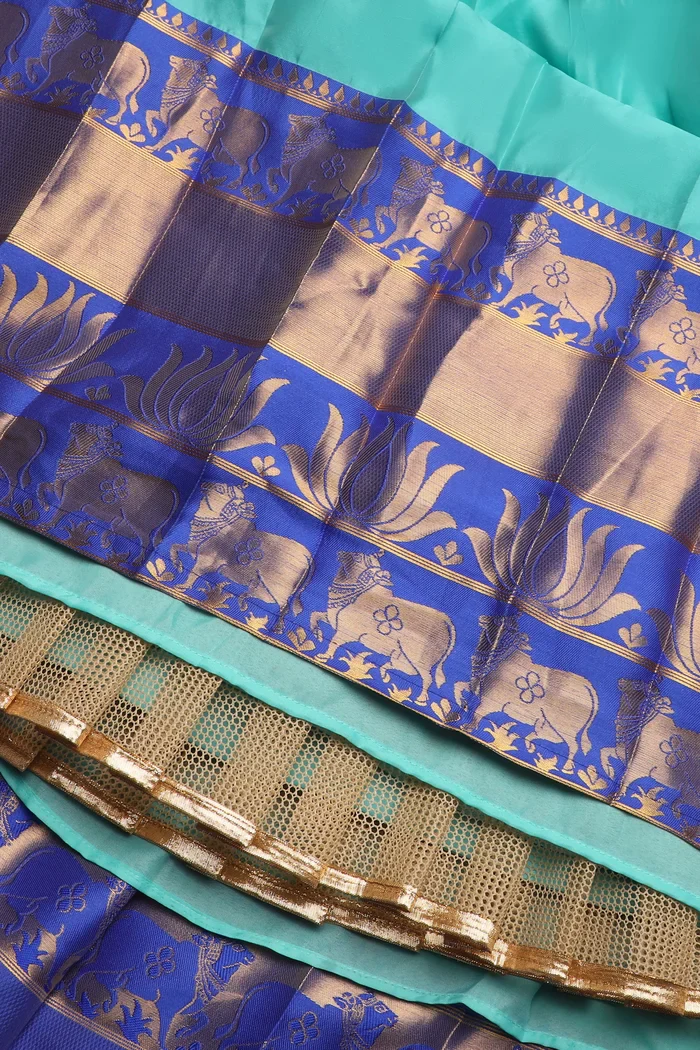 South Indian Festival Traditional Half Saree Lotus - Image 42