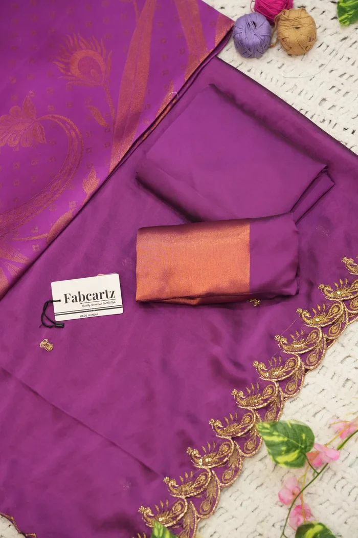 South Indian Festival Traditional Half Saree Morwali - Image 55