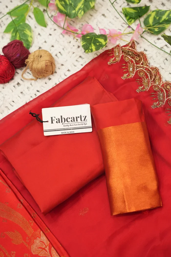 South Indian Festival Traditional Half Saree Morwali - Image 61