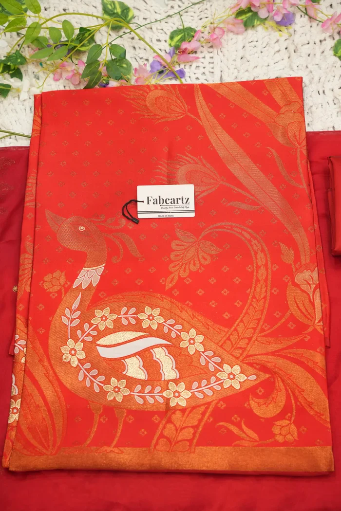 South Indian Festival Traditional Half Saree Morwali - Image 62