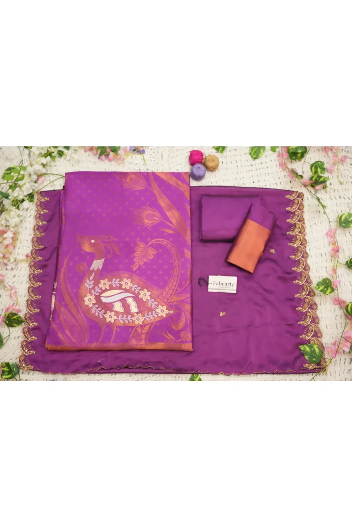 South Indian Festival Traditional Half Saree Morwali - Image 79