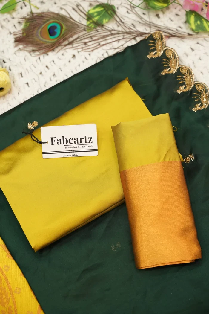 South Indian Festival Traditional Half Saree Morwali - Image 93