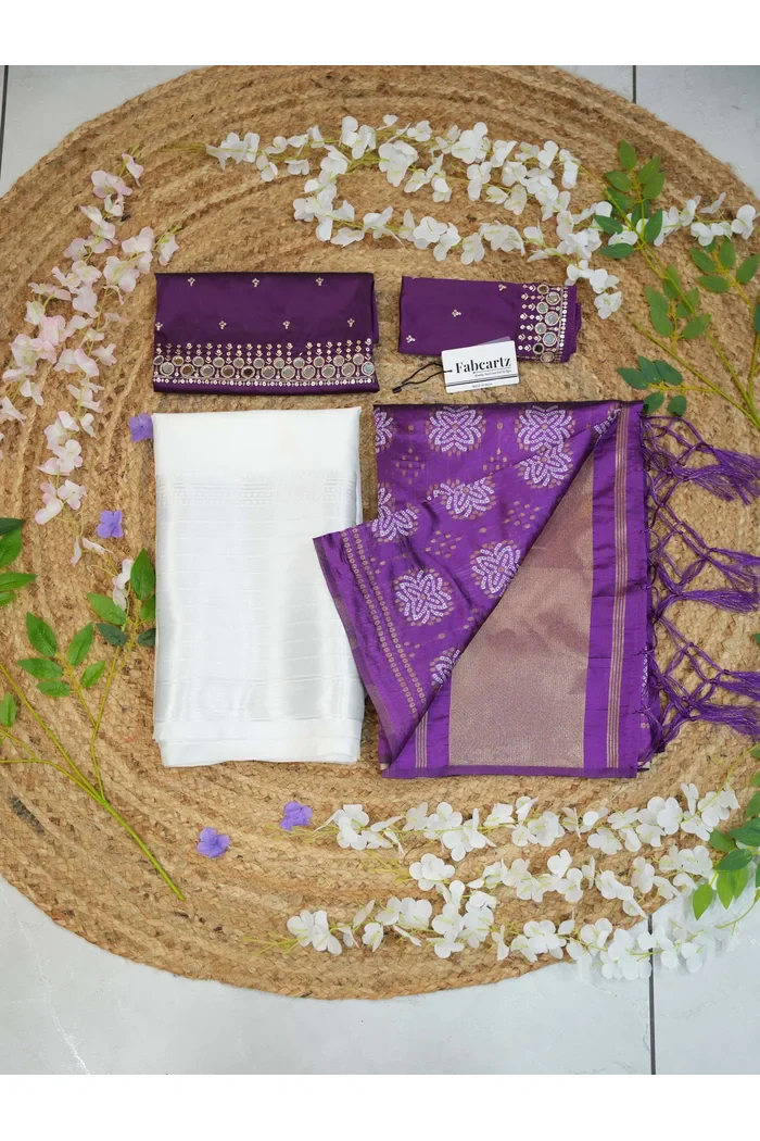 South Indian Festival Traditional Half Saree Myriti - Image 11