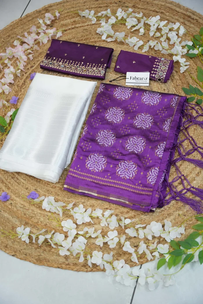 South Indian Festival Traditional Half Saree Myriti - Image 12