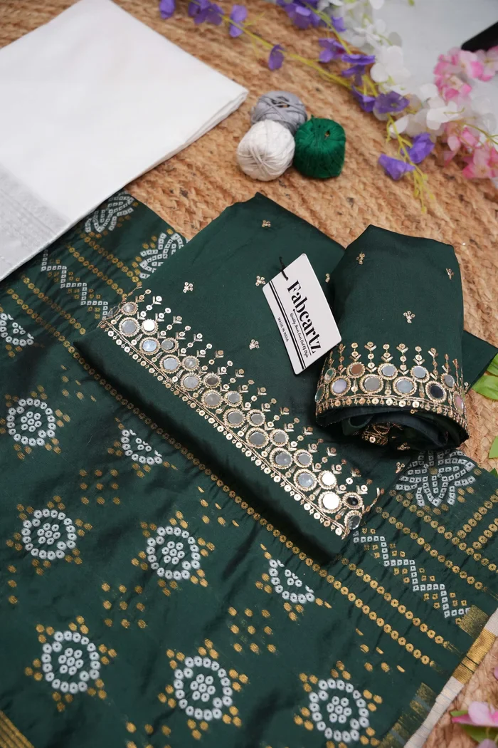 South Indian Festival Traditional Half Saree Myriti - Image 28
